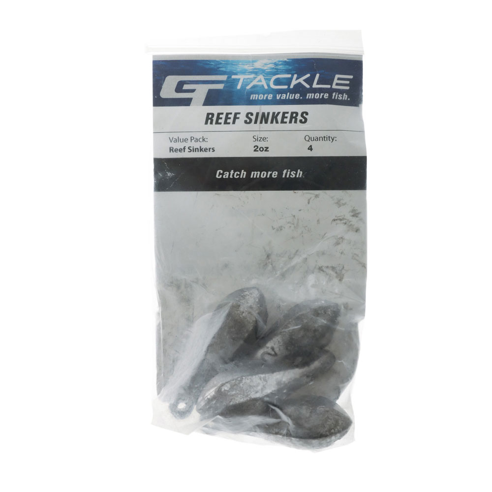 GT Tackle Reef Sinker Value Pack 2oz Qty 4