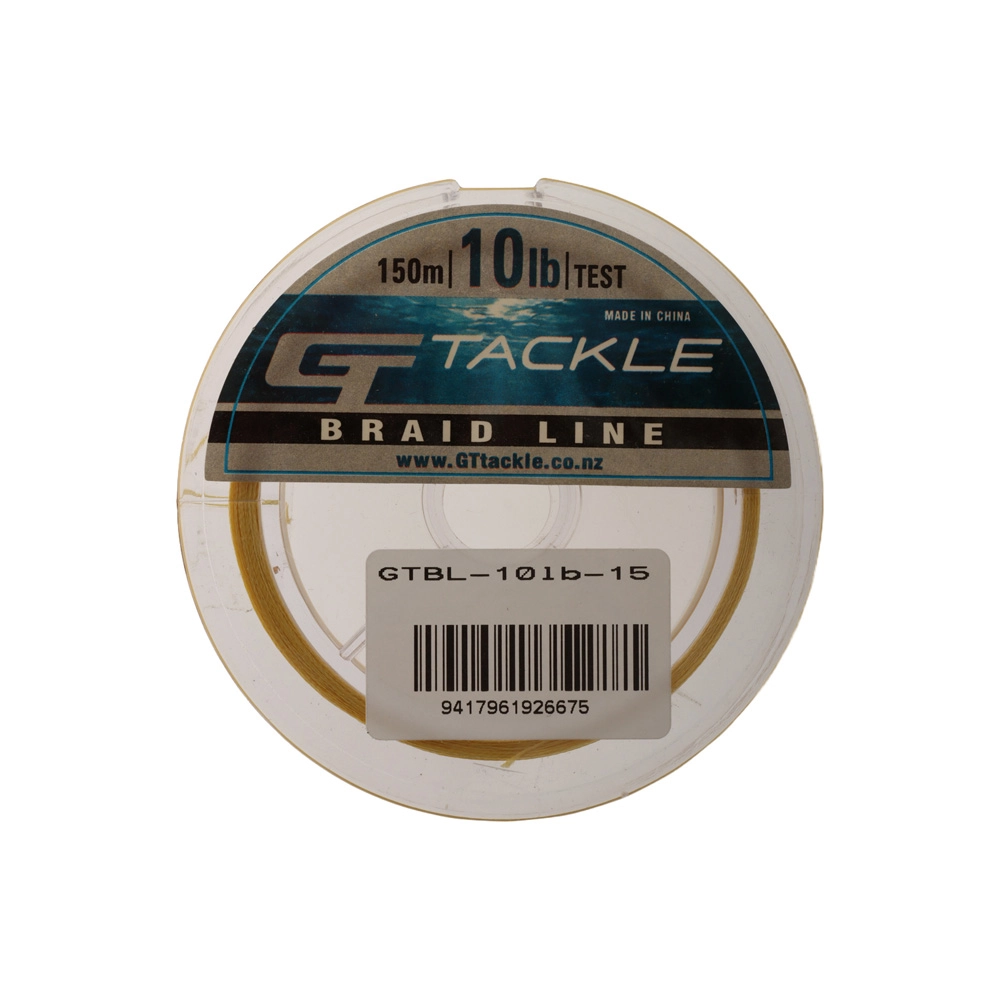 GT Tackle Braid Line 10lb 150m GT Tackle Braid Line 10lb 150m