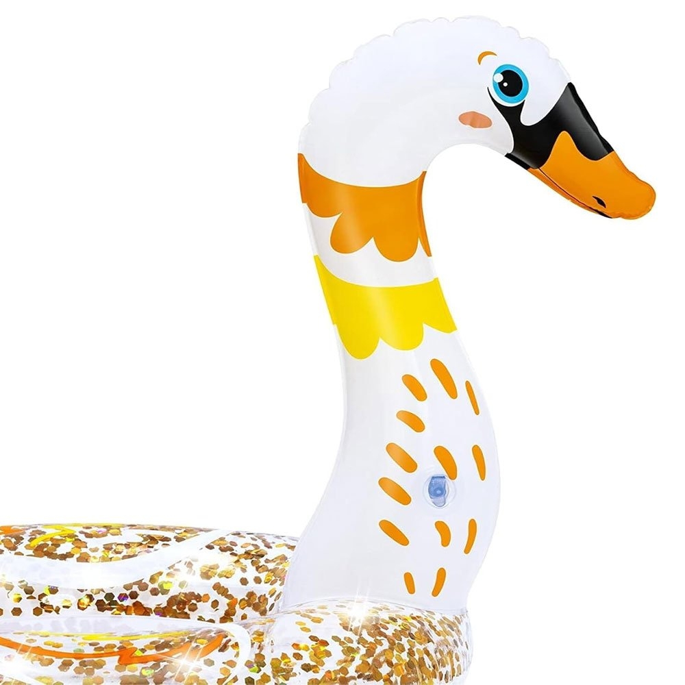 H2OGO! Shimmer N' Float Inflatable Swim Ring Swan