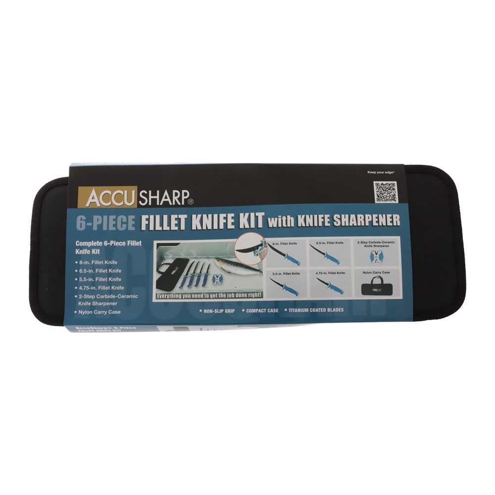 AccuSharp 6-Piece Fillet Knife Kit