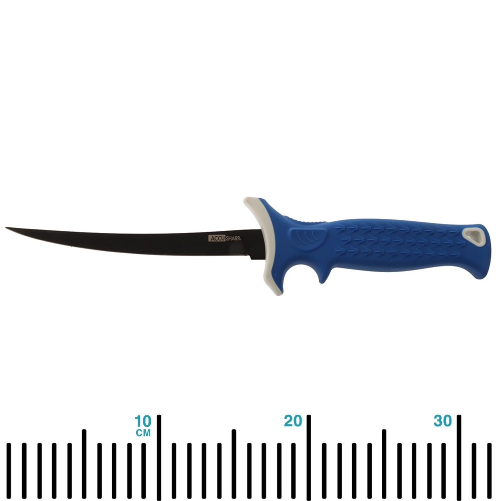 AccuSharp Fillet Knife with 2-Step Carbide-Ceramic Sharpener 6.5in