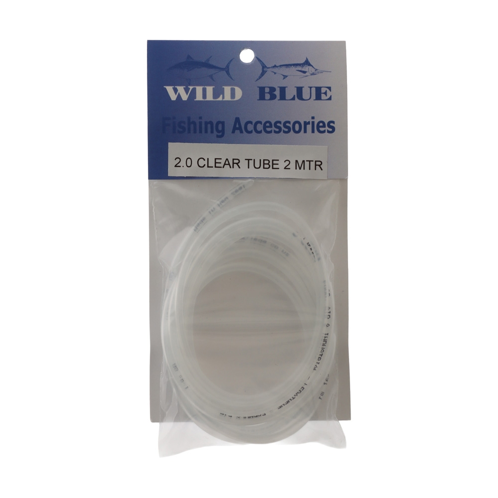 Wild Blue Tackle Clear Tubing 2mm x 2m