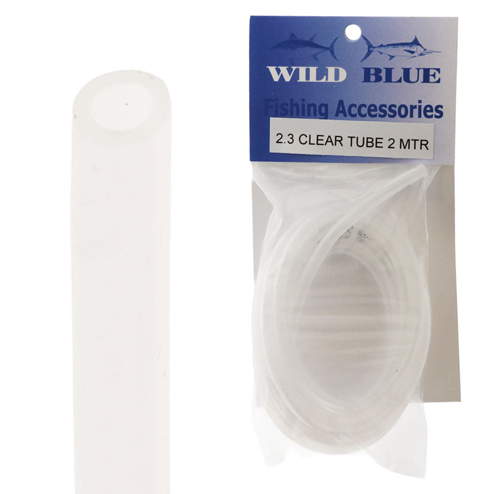 Wild Blue Tackle Clear Tubing 2.3mm x 2m