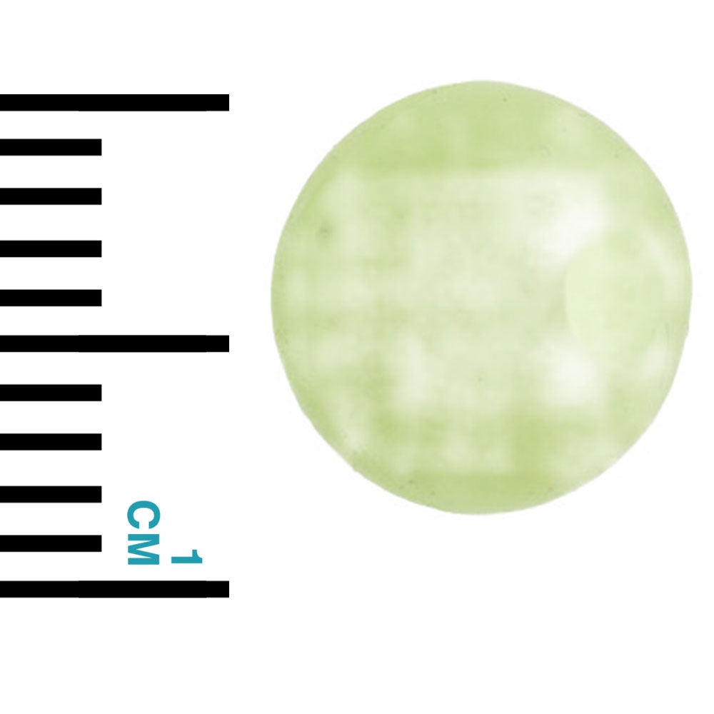 Wild Blue Tackle Soft Round Lumo Beads Green 10mm Qty 40