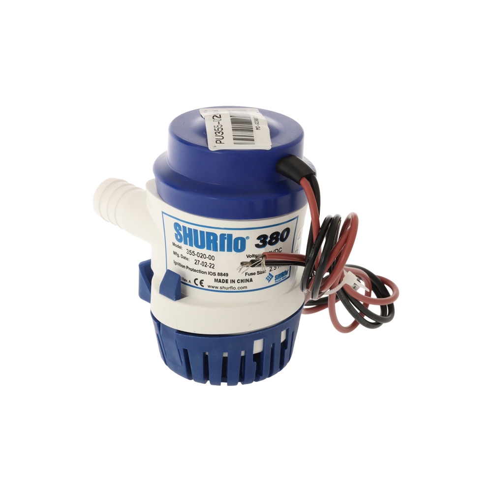 Shurflo Marine Bilge Pump 12V 380GPH 1.7A