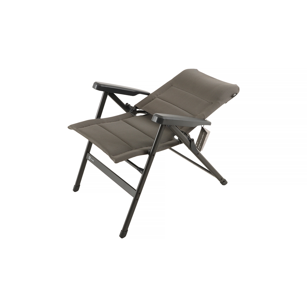 Travellife Barletta Recliner Comfort Camping Chair M Dark Grey