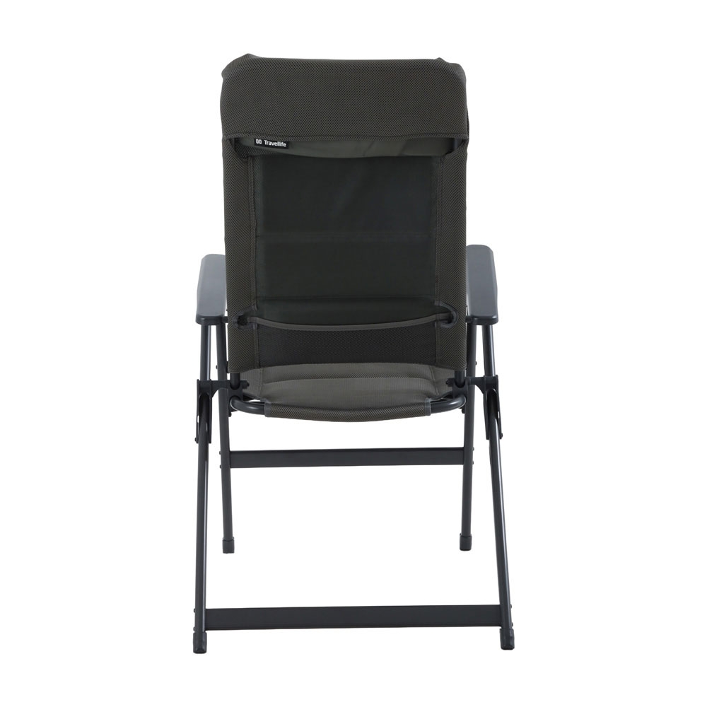 Travellife Barletta Recliner Comfort Camping Chair L Dark Grey
