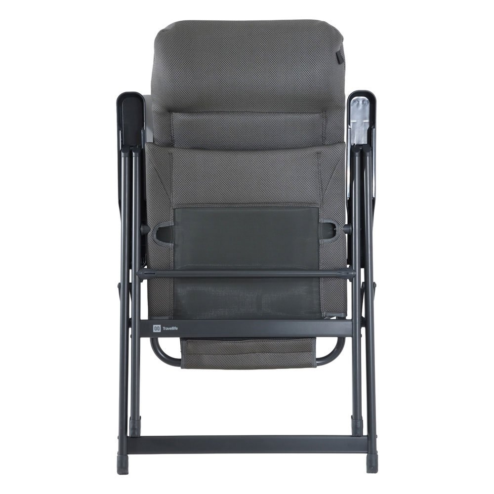 Travellife Barletta Recliner Comfort Camping Chair XL Dark Grey