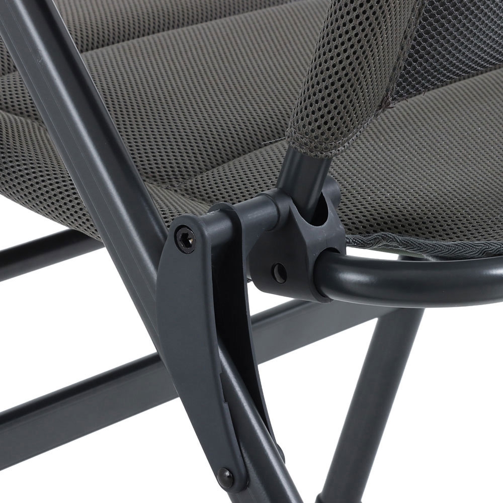 Travellife Barletta Recliner Comfort Camping Chair L Dark Grey