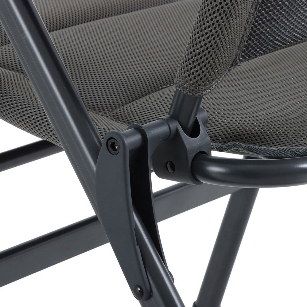 Travellife Barletta Recliner Comfort Camping Chair XL Dark Grey