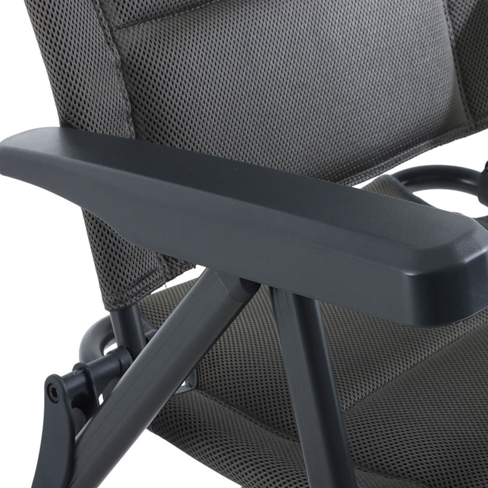 Travellife Barletta Recliner Comfort Camping Chair L Dark Grey