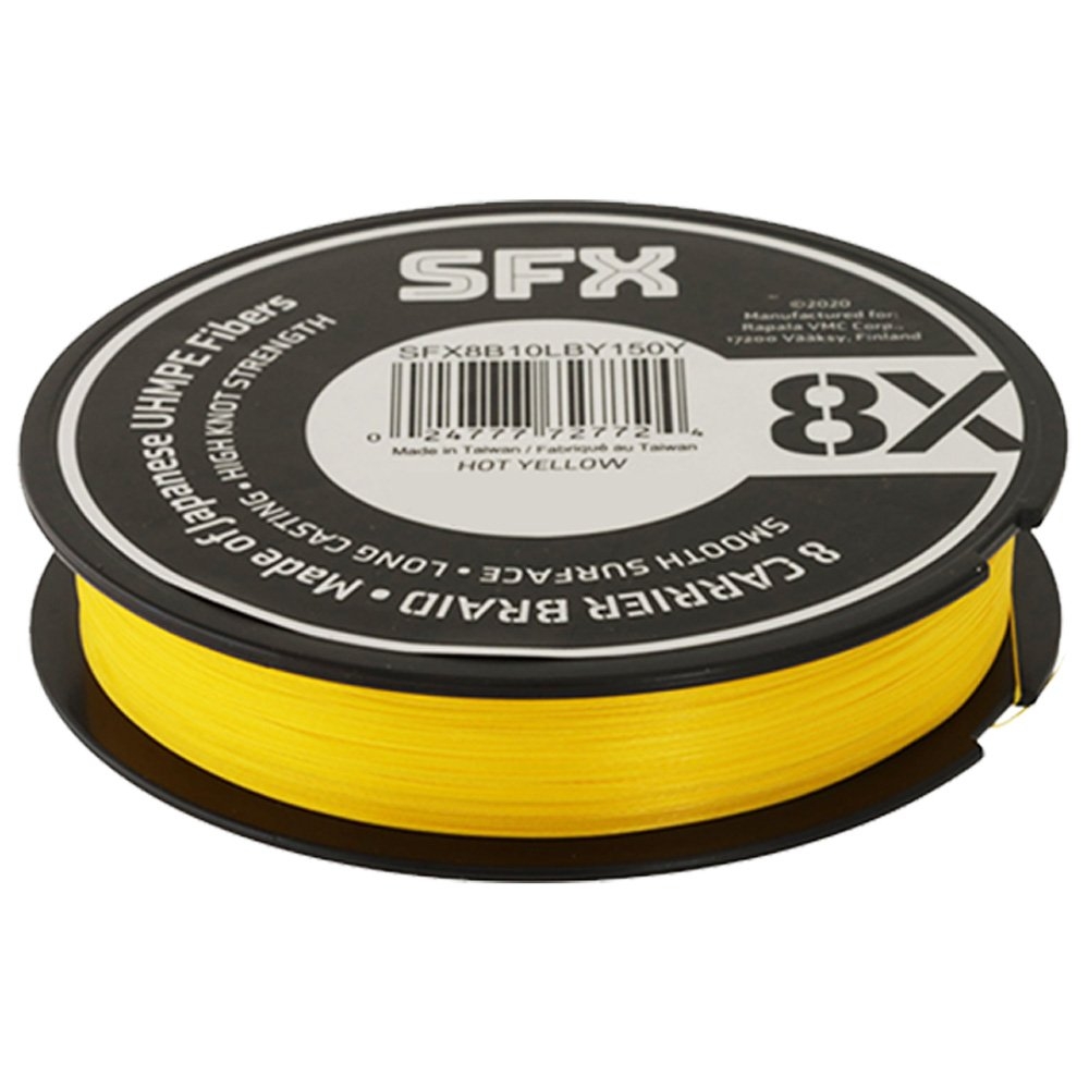 Sufix SFX 8X Braid Hot Yellow 150yd