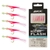 BKK Micro Flash Sabiki Rig Pink Qty 6 #8