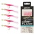 BKK Micro Flash Sabiki Rig Pink Qty 6 #10