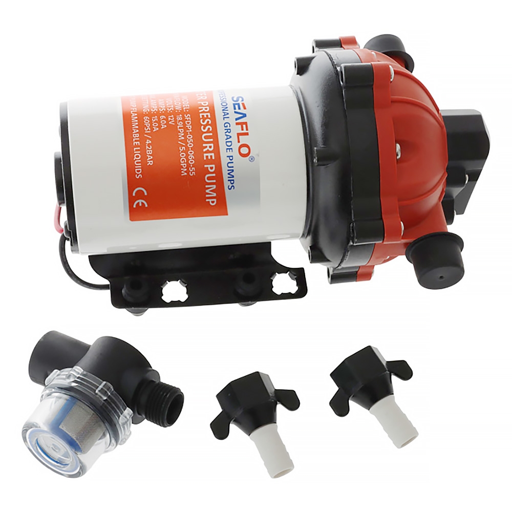 Seaflo 55 Series Automatic Demand Diaphragm Pump 12V 18.9LPM
