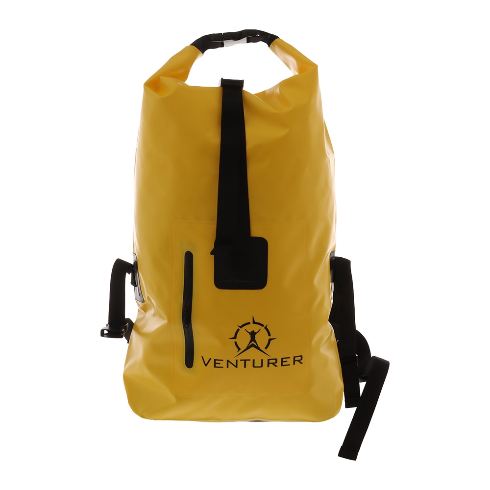 Venturer Waterproof Roll Top Dry Backpack 22L Yellow