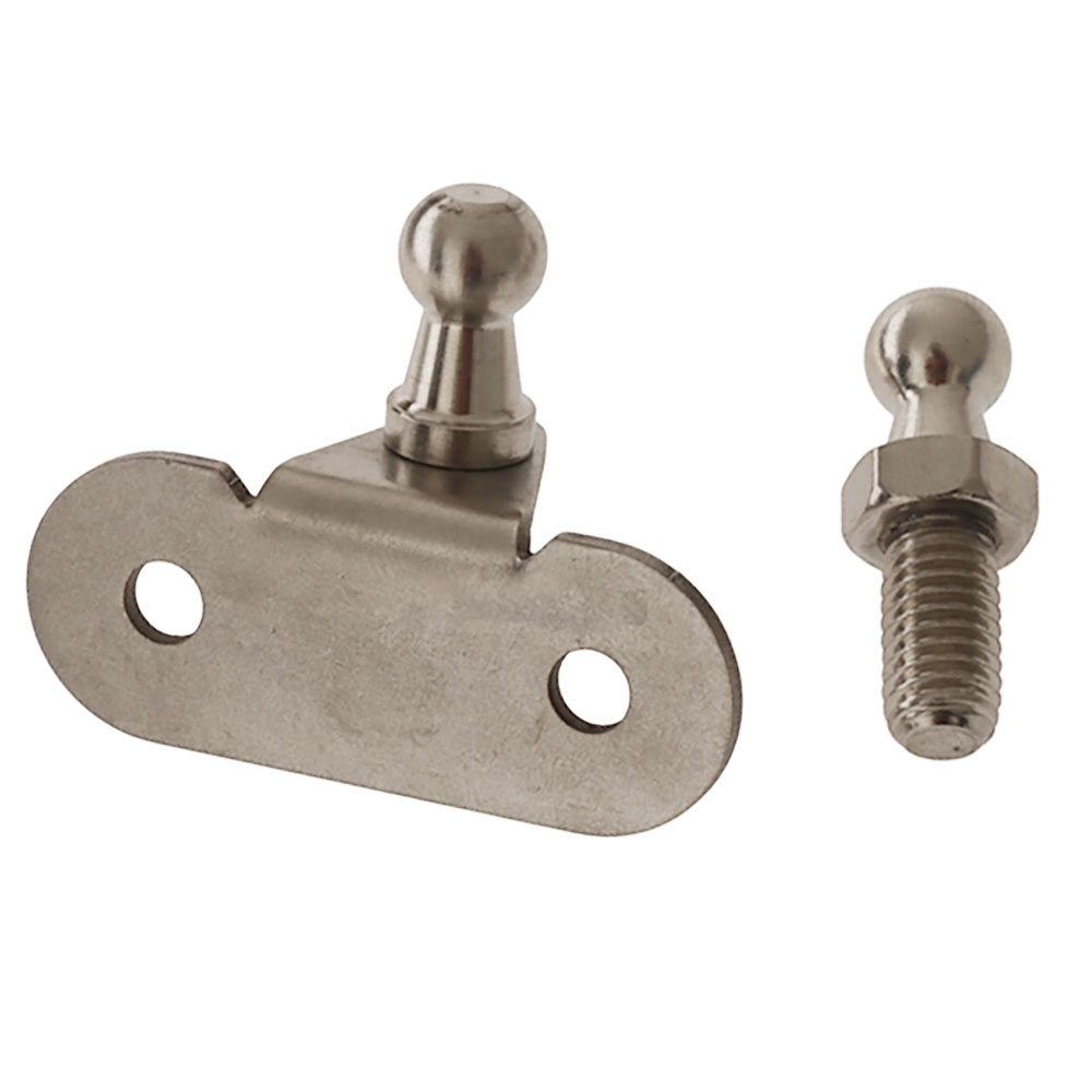 Stainless Steel Gas Support Strut with Bracket and Stud 285-485mm