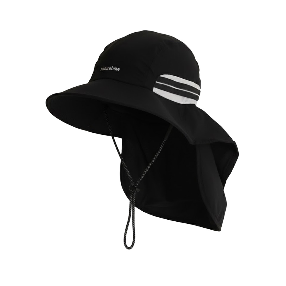 Naturehike Lightweight Sun Block Hat Black Large