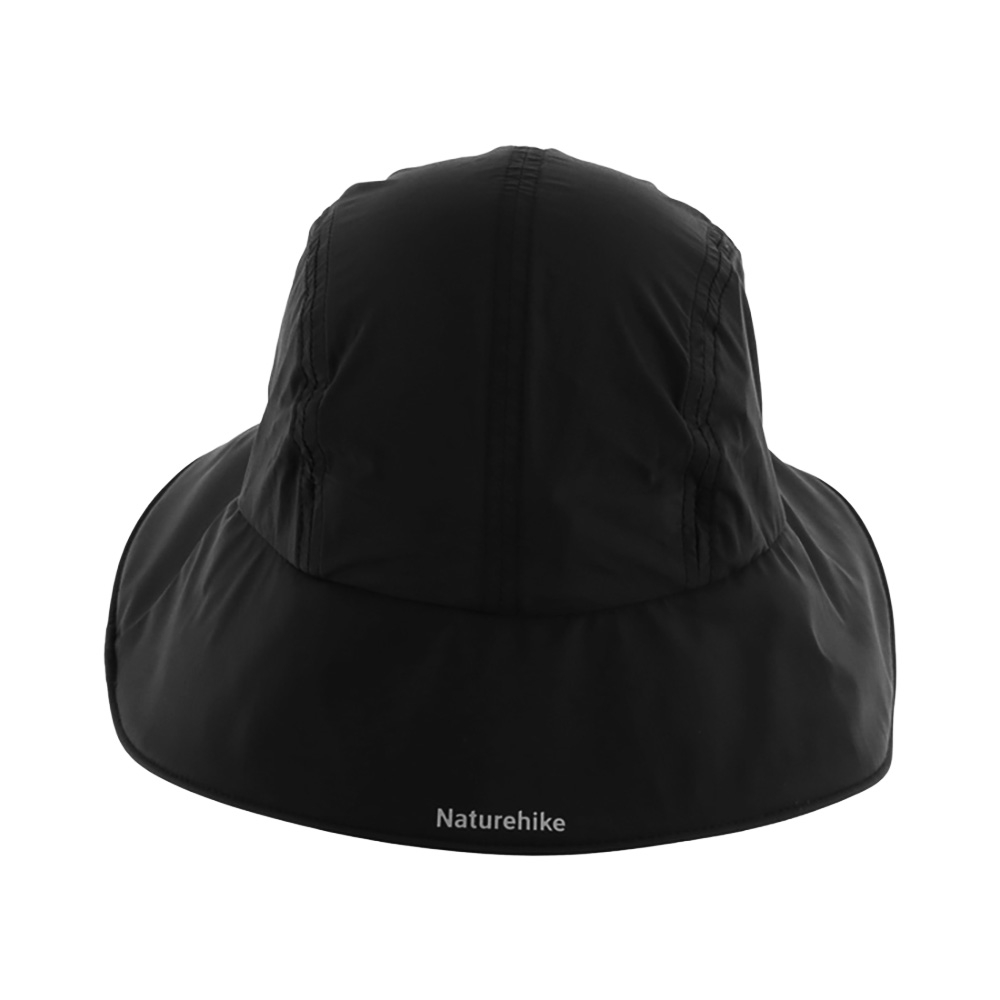 Naturehike Lightweight Fishermans Bucket Hat Black