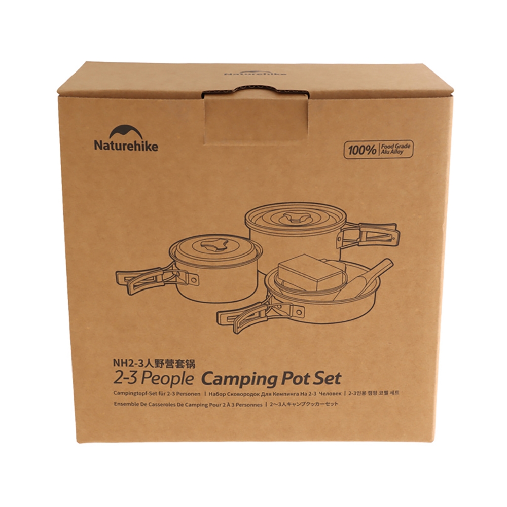 Naturehike 4-in-1 Non-Stick Carbon Cookware Set