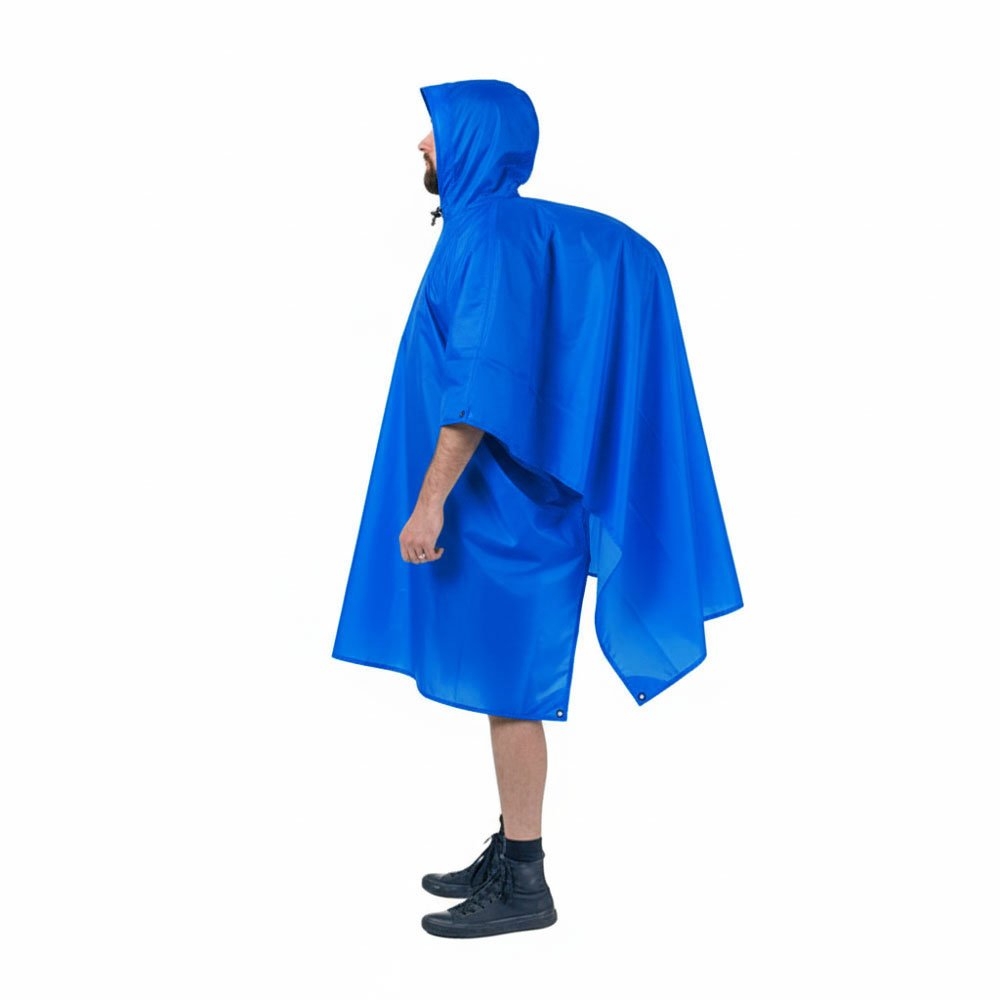 Naturehike 210T Hiking Poncho / Mat / Canopy Blue