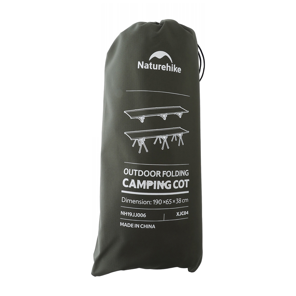 Naturehike Ultralight Folding Camp Stretcher Dark Green