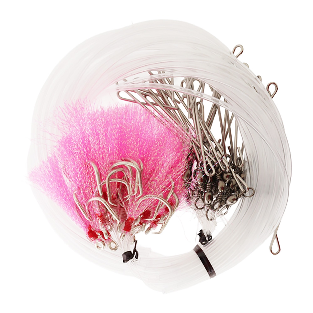 Nacsan Non-Tangle Longline Trace with Flasher Qty 26