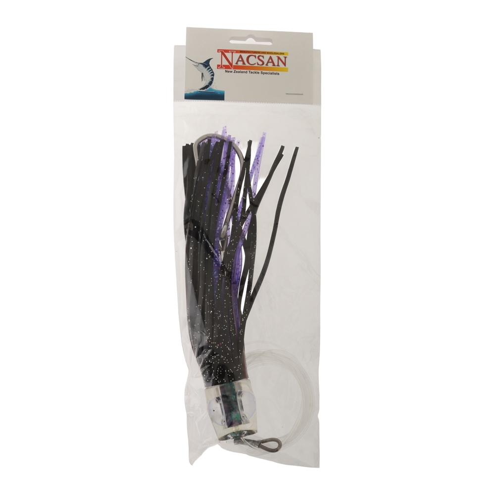 Nacsan Rigged Game Lure 220mm Black/Purple