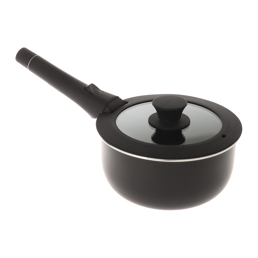 Royal Compact Stackable 4-Piece Non-Stick Frypan and Pot Cooking Set - Dented