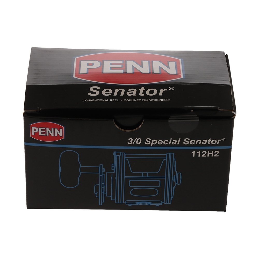 PENN Senator 112H2 Ugly Stik Black Tiger Overhead Boat Combo 6ft 15kg 1pc