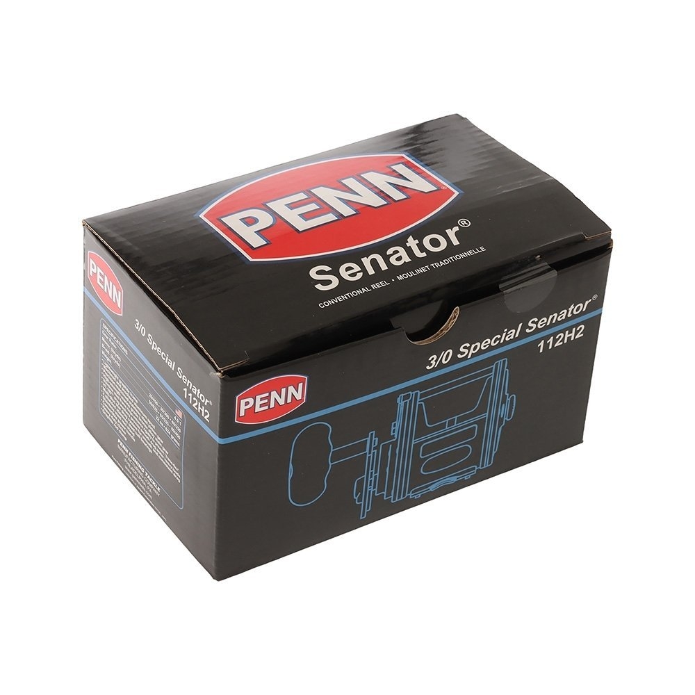 PENN Senator 112H2 Ugly Stik Black Tiger Overhead Boat Combo 6ft 15kg 1pc