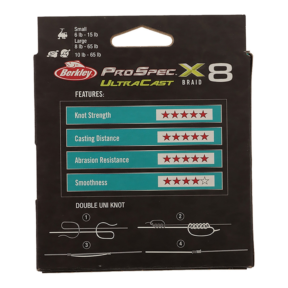 Berkley ProSpec X8 UltraCast Braid Aqua Camo 150m 10lb
