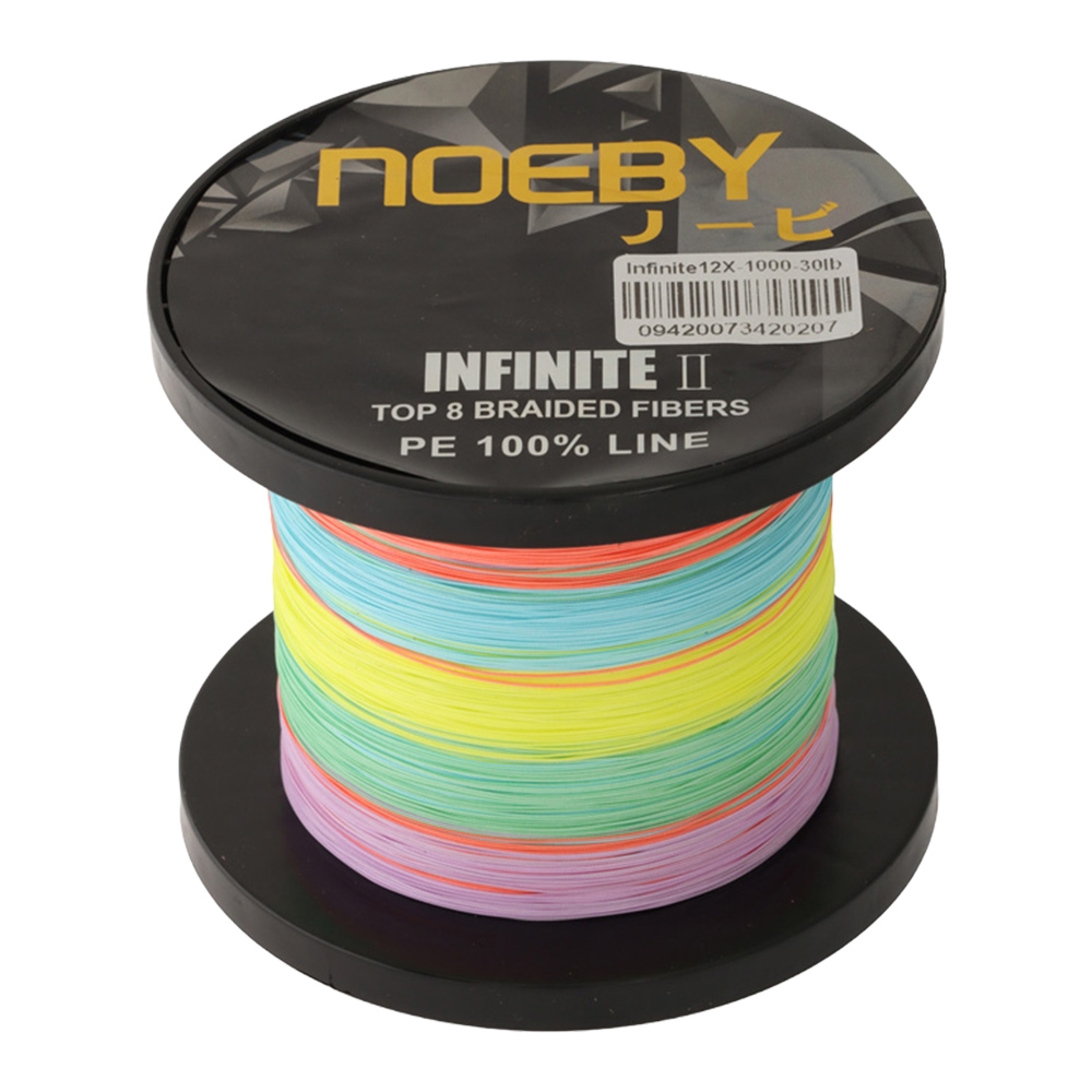 NOEBY Infinite X12 PE Braid Multi-Colour 1000m 30lb