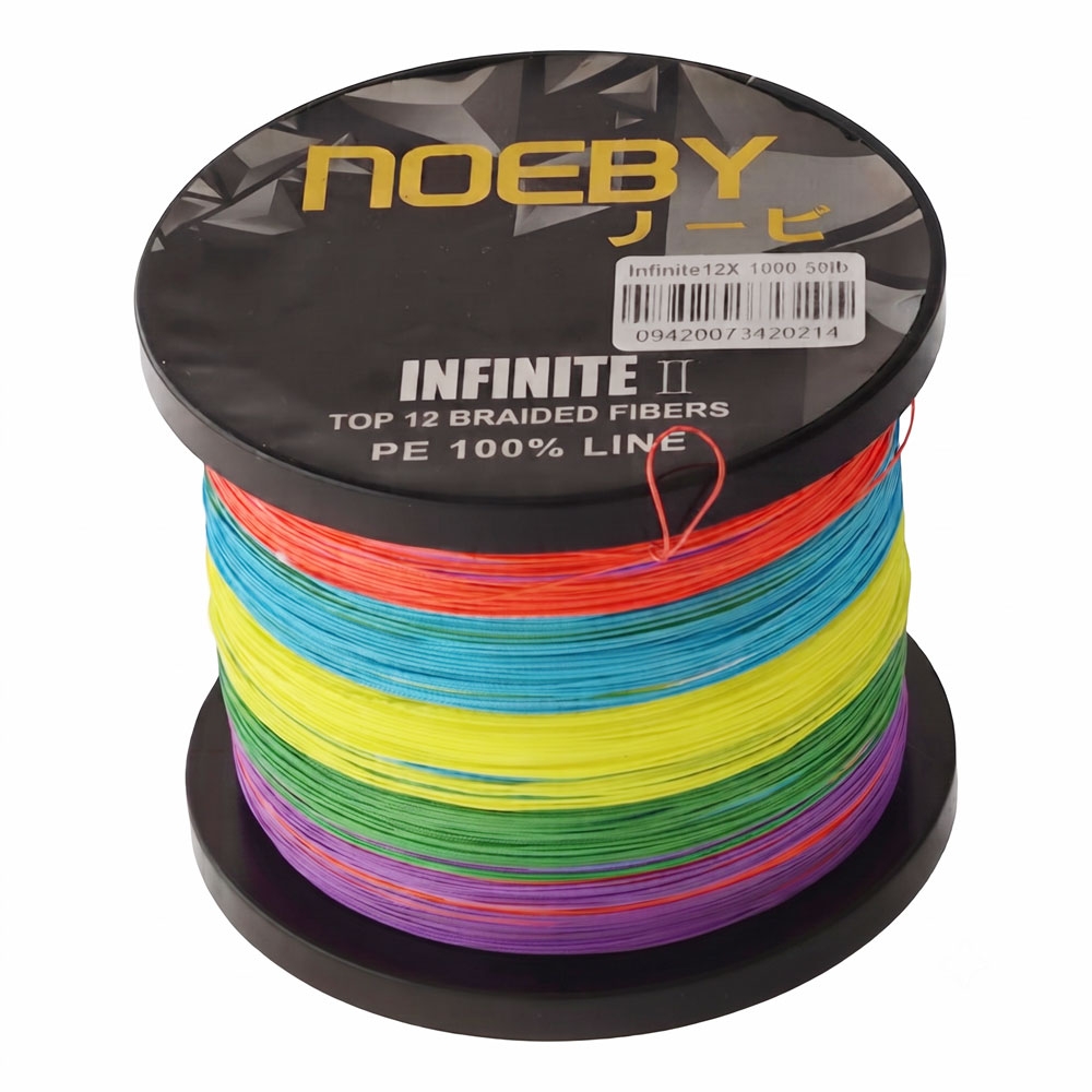 NOEBY Infinite X12 PE Braid Multi-Colour 1000m 50lb