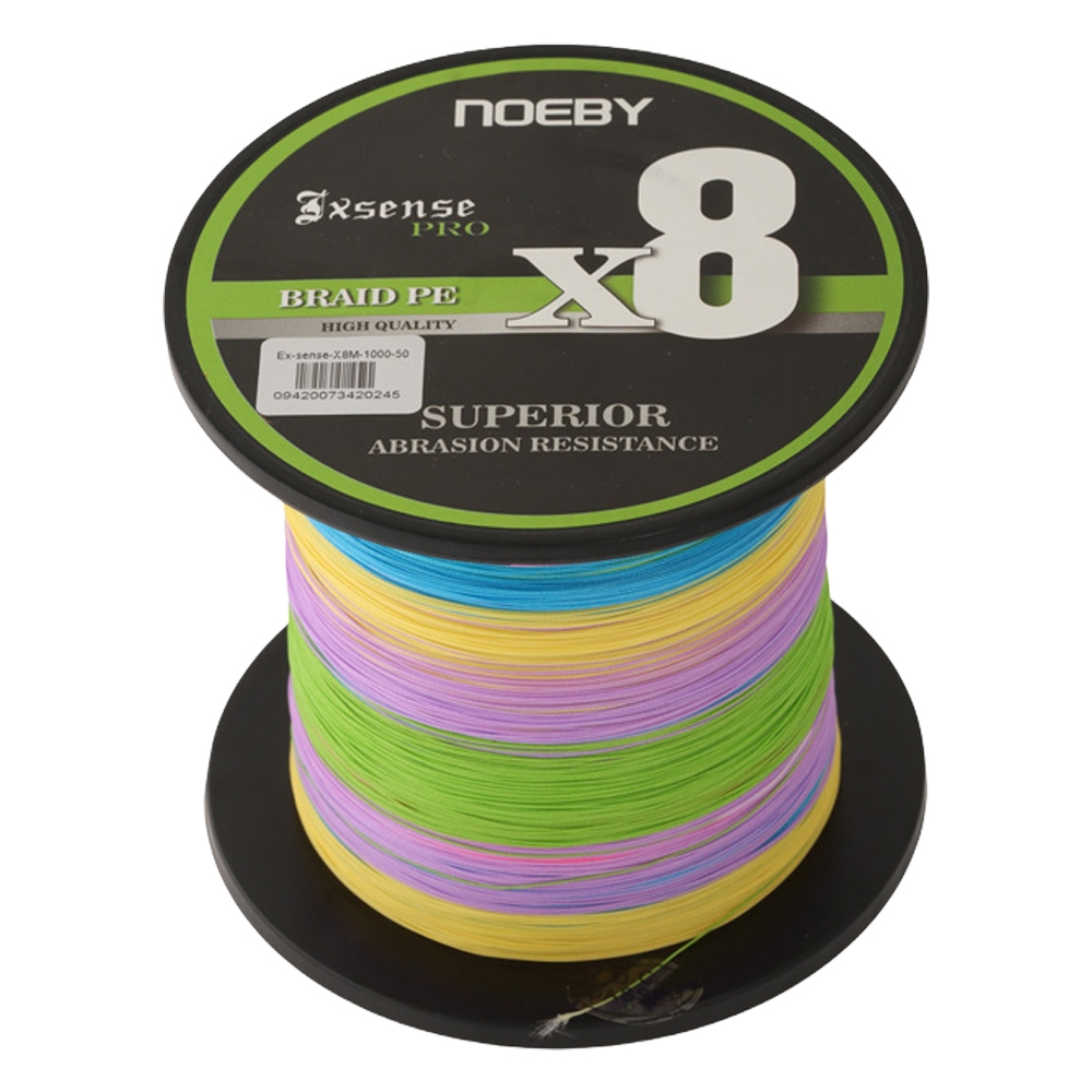 NOEBY Exsense Pro X8 PE Braid Multi-Colour 1000m 50lb