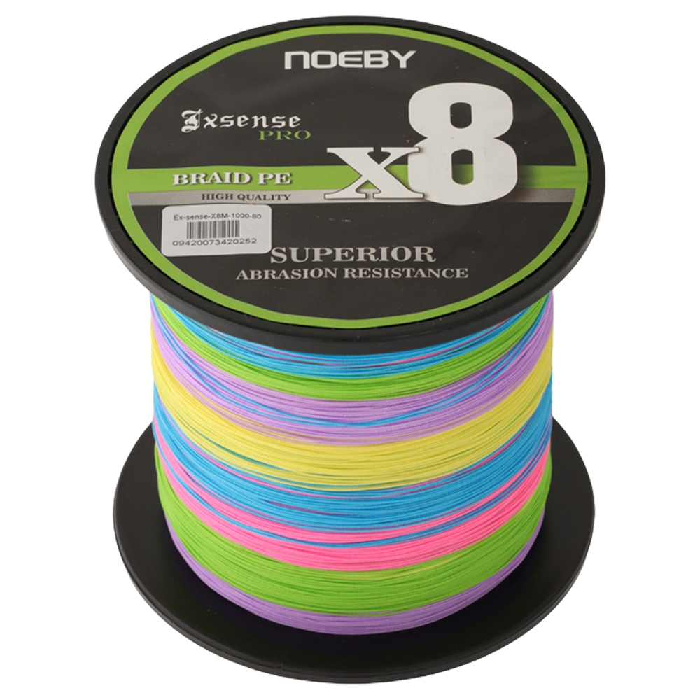 NOEBY Exsense Pro X8 PE Braid Multi-Colour 1000m 80lb