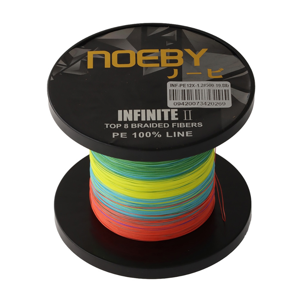 NOEBY Infinite X12 PE Braid Multi-Colour 500m 19.8lb