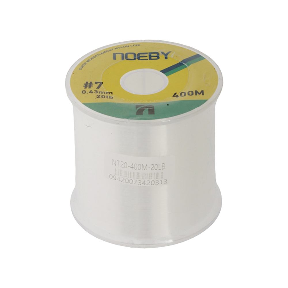 NOEBY Super Monofilament Fishing Line Clear 400m 20lb