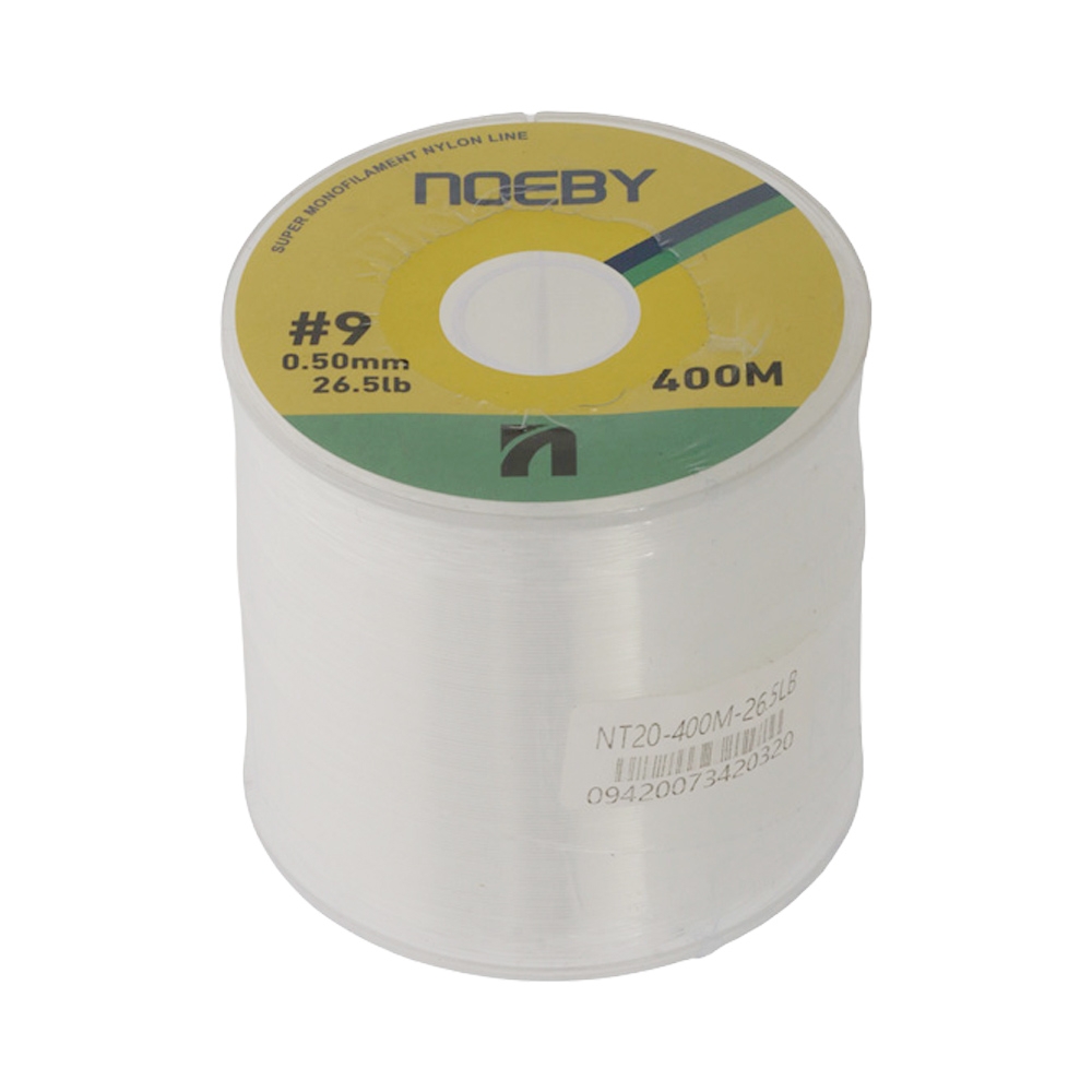 NOEBY Super Monofilament Fishing Line Clear 400m 26.5lb