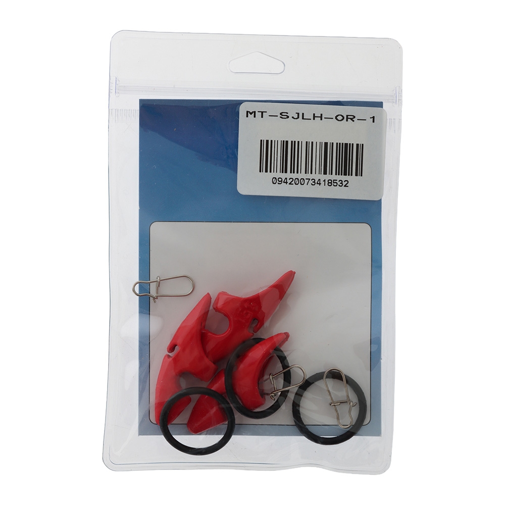 ManTackle Leadhead Squid Jig Sinker Red 15g
