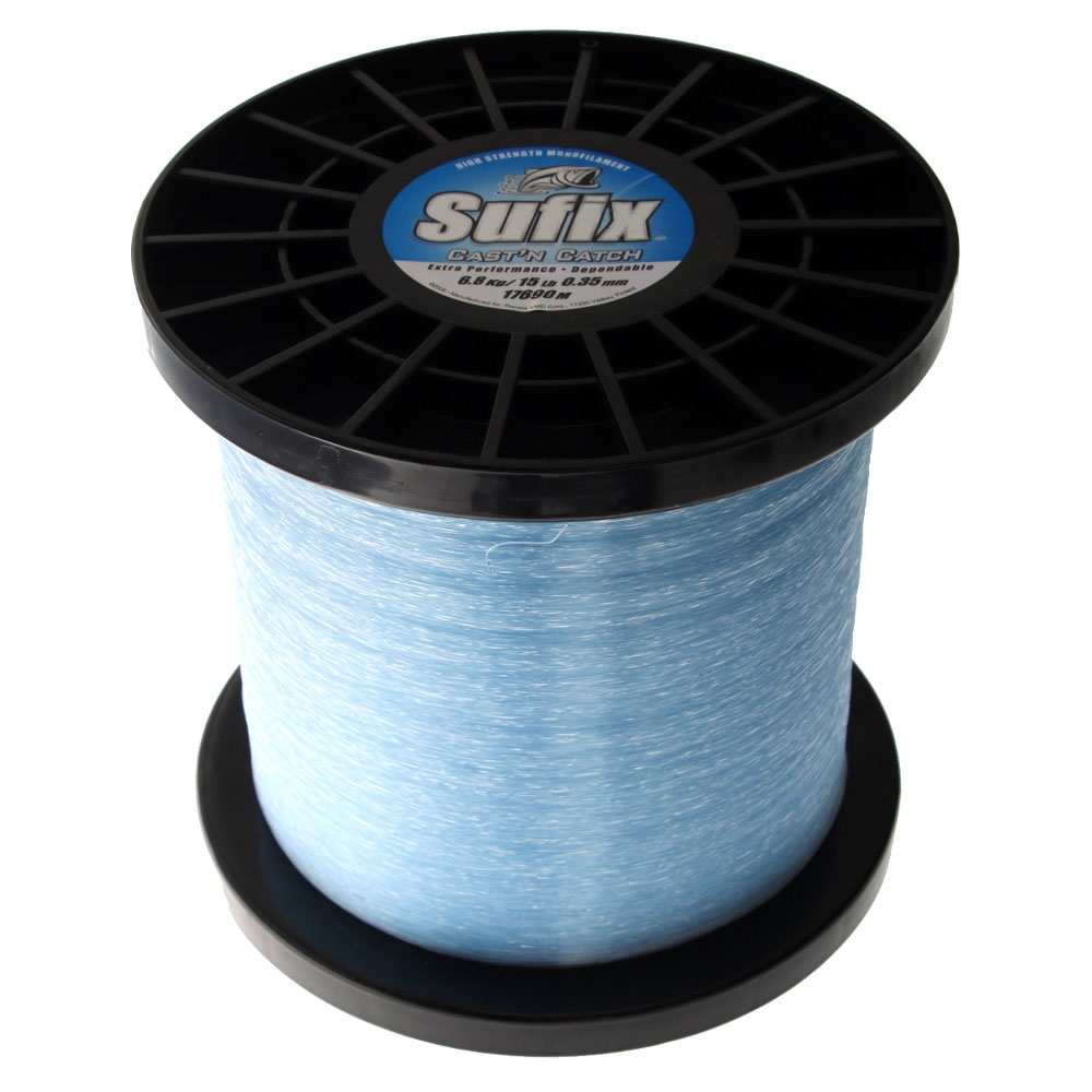 Sufix Cast 'n Catch Bulk Monofilament Line Ocean Blue 17690m 15lb 6.8kg