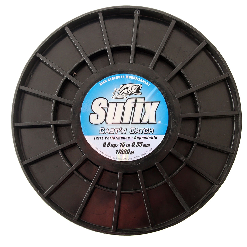 Sufix Cast 'n Catch Bulk Monofilament Line Ocean Blue 17690m 15lb 6.8kg
