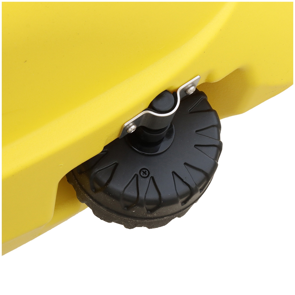 Seaflo Sit-on-Top Fishing Kayak with Built-In Wheel 10ft Yellow