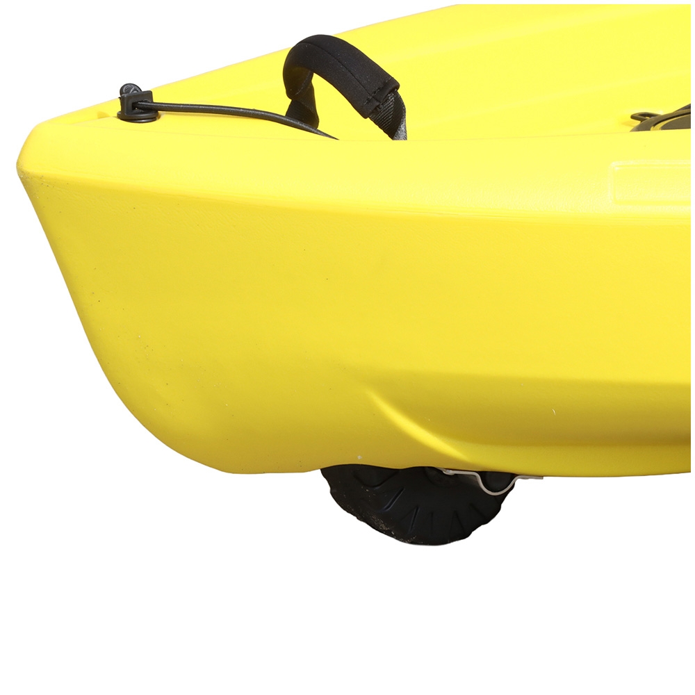 Seaflo Sit-on-Top Fishing Kayak with Built-In Wheel 10ft Yellow