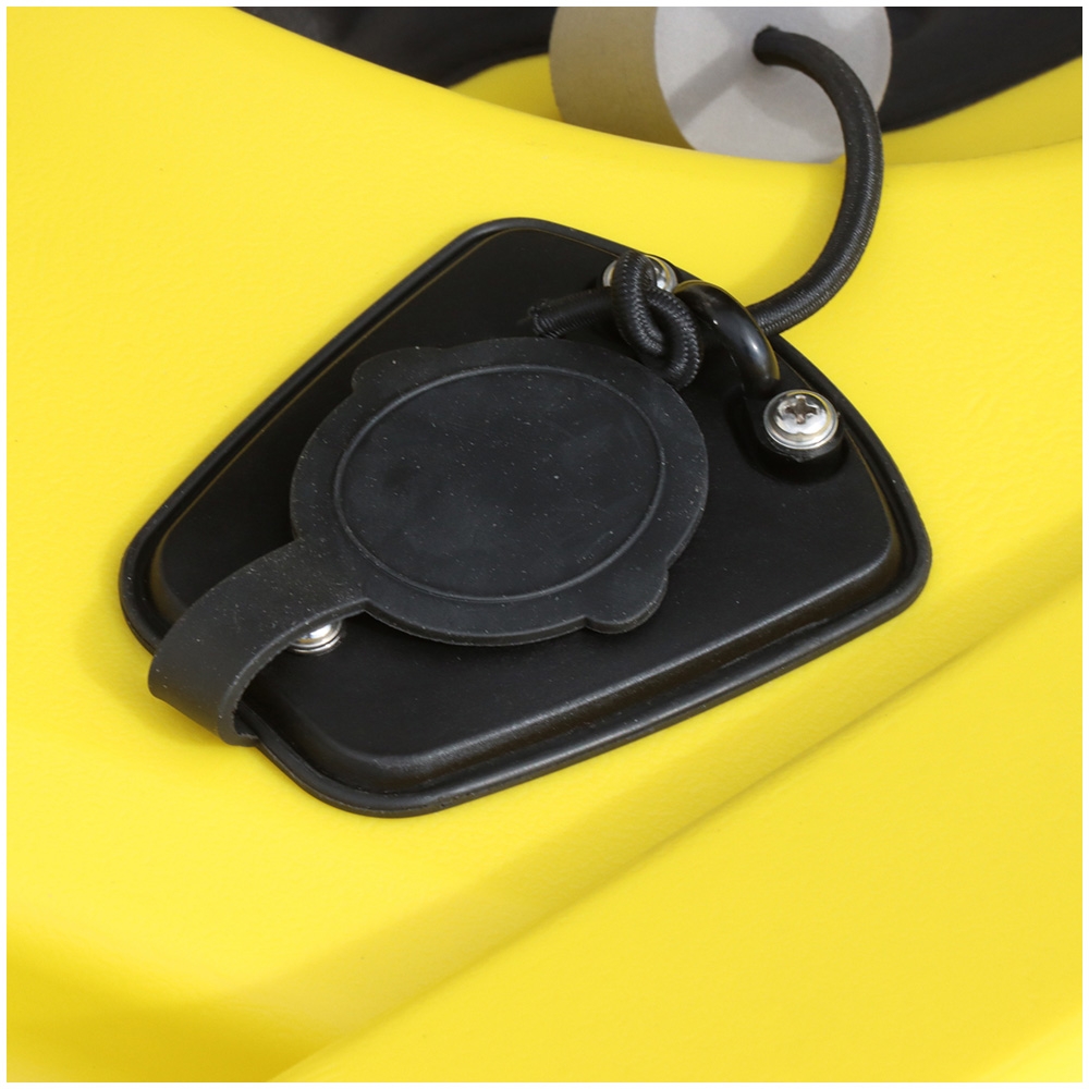 Seaflo Sit-on-Top Fishing Kayak with Built-In Wheel 10ft Yellow