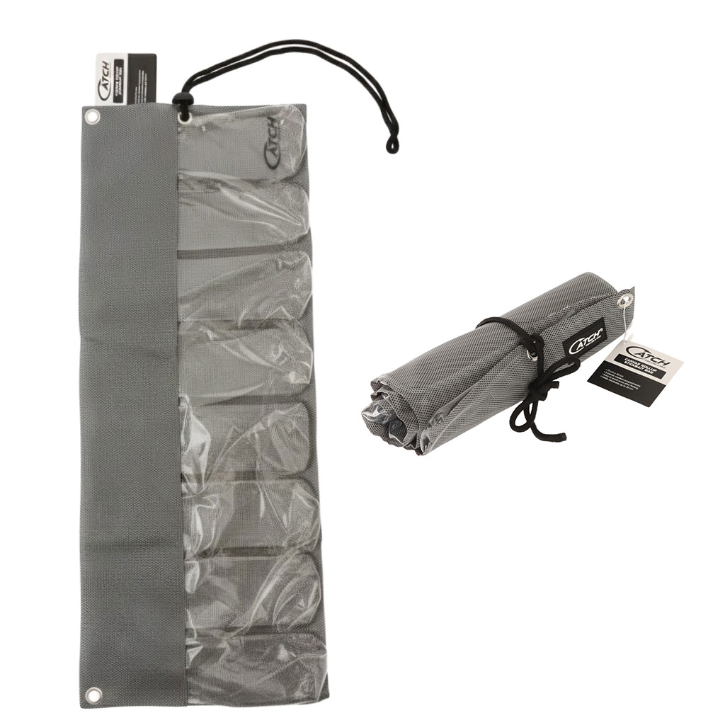 Catch 8 Pocket Canvas Rollup Stickbait Bag 75cm x 30cm