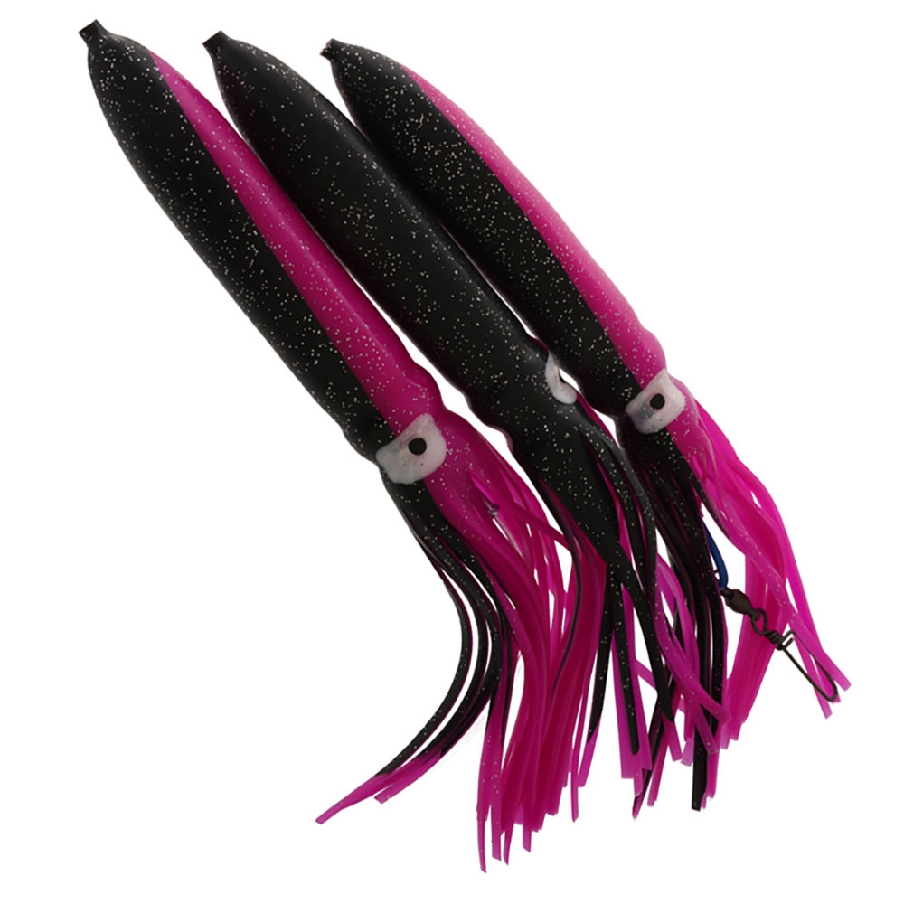 H2O Pro Triple Squid Tuna Daisy Chain Purple/Black 28cm