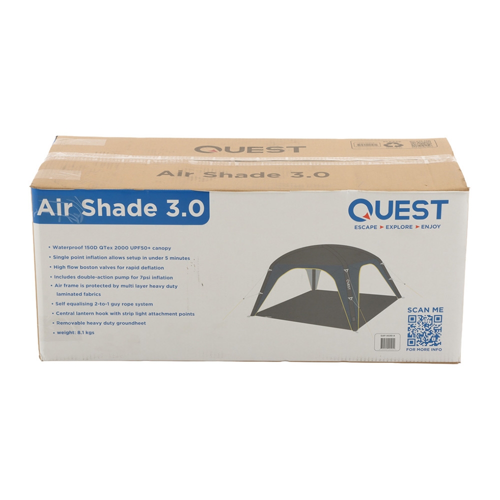 Quest Inflatable Air Shade Gazebo 3.0 3 x 3m