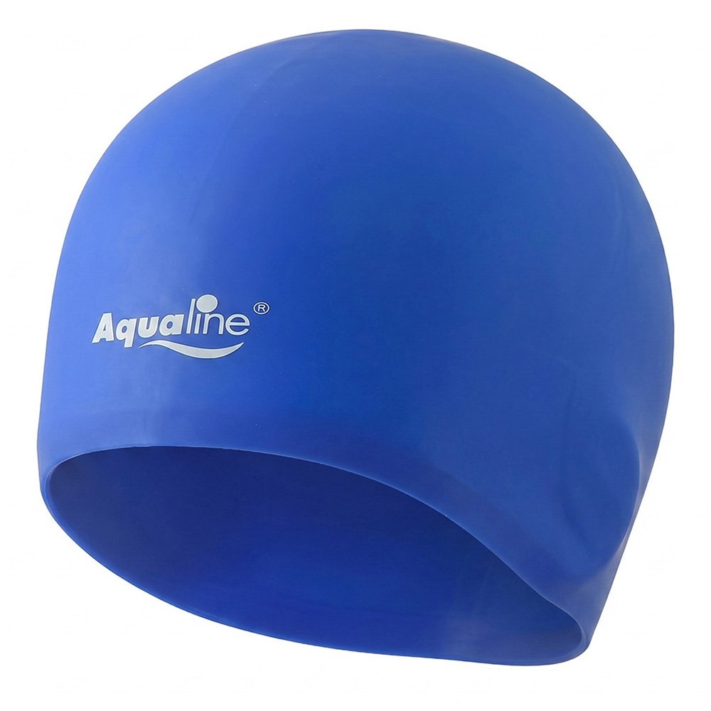 Aqualine Long Hair Silicone Swim Cap