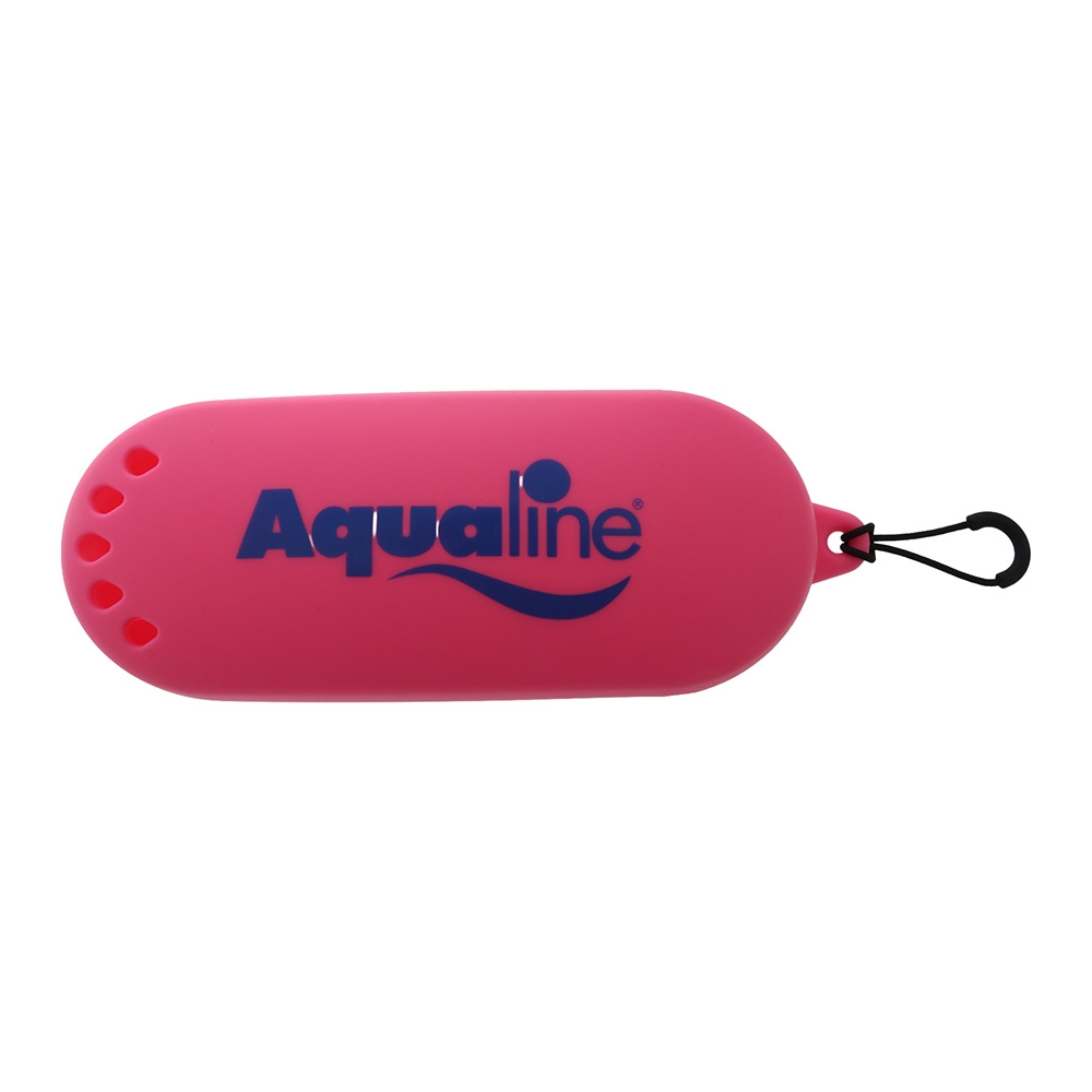 Aqualine Silicone Swimming Goggles Case Pink